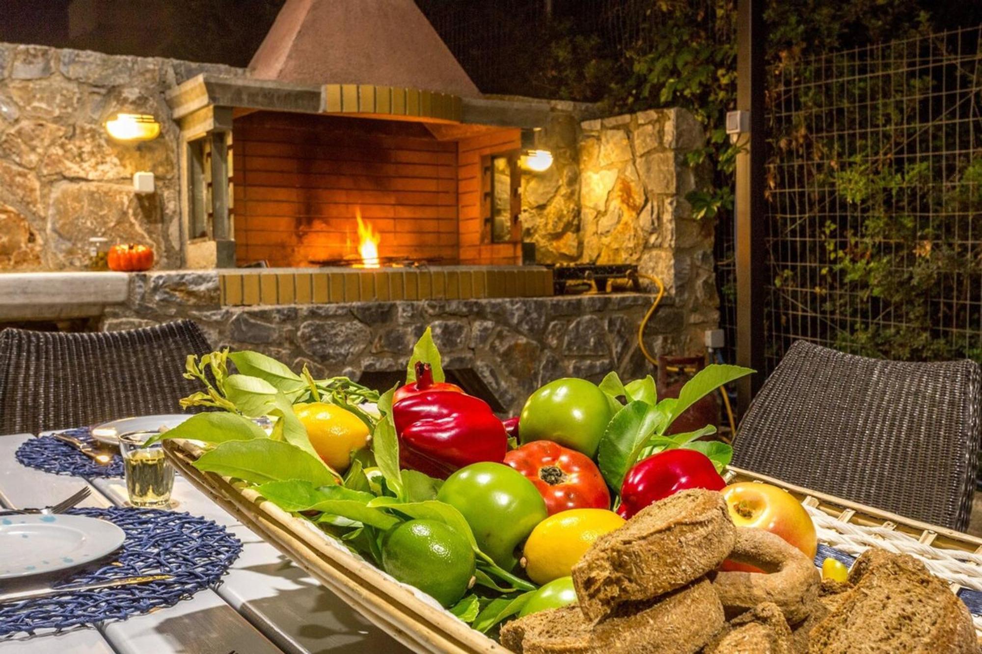 Villa Ampelaki - Premium Villa With Heated Pool Kounoupidhiana Ngoại thất bức ảnh