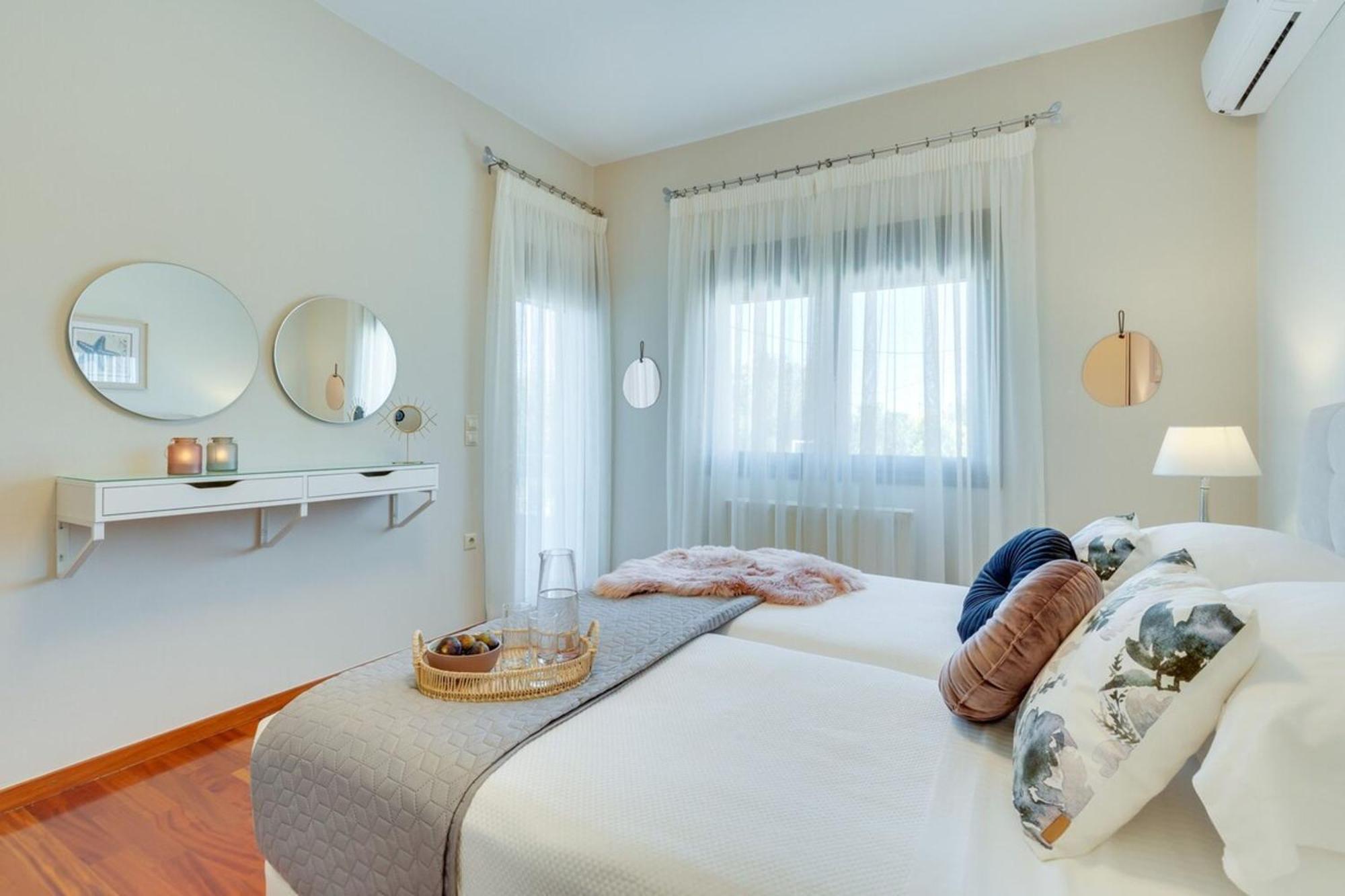 Villa Ampelaki - Premium Villa With Heated Pool Kounoupidhiana Ngoại thất bức ảnh