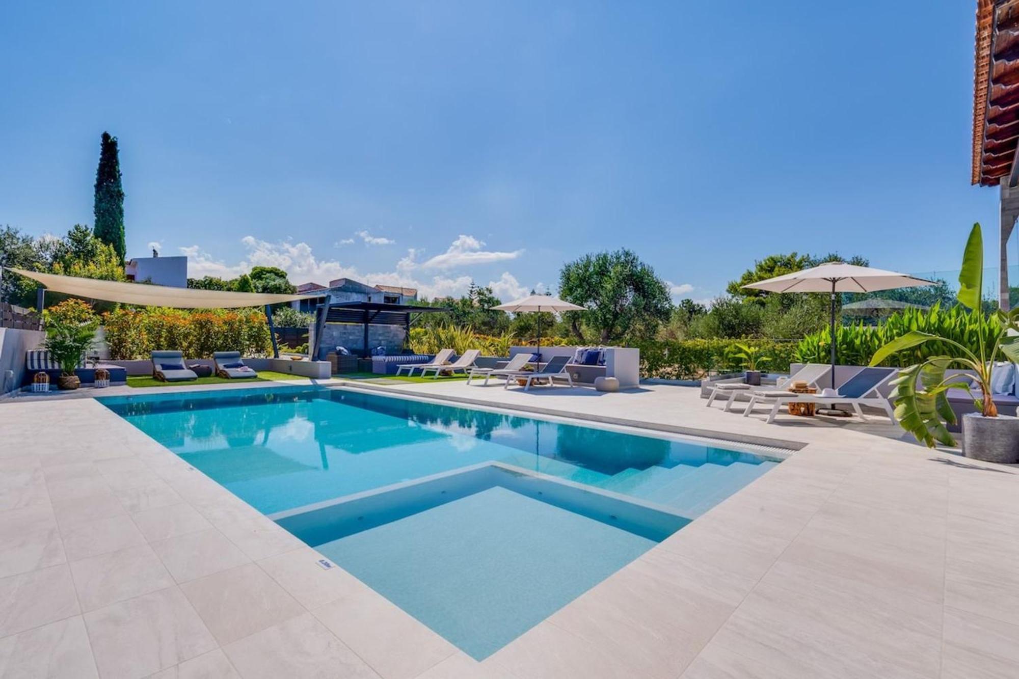 Villa Ampelaki - Premium Villa With Heated Pool Kounoupidhiana Ngoại thất bức ảnh